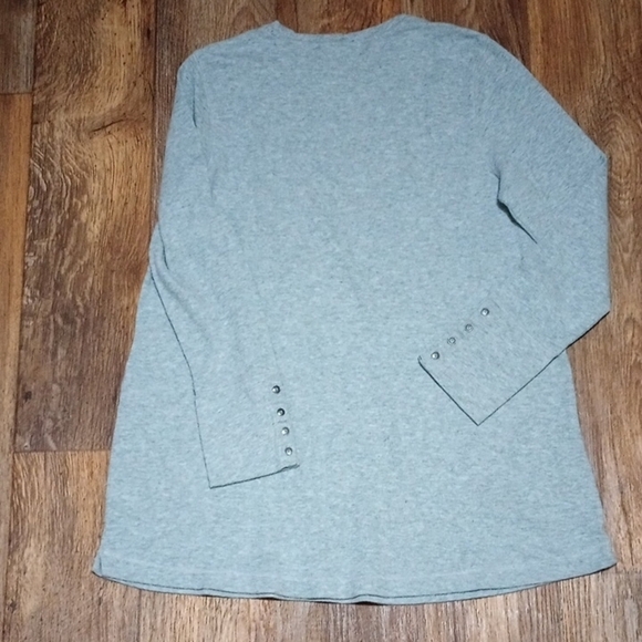 J. Jill Heather Gray Knit Top - Picture 4 of 5